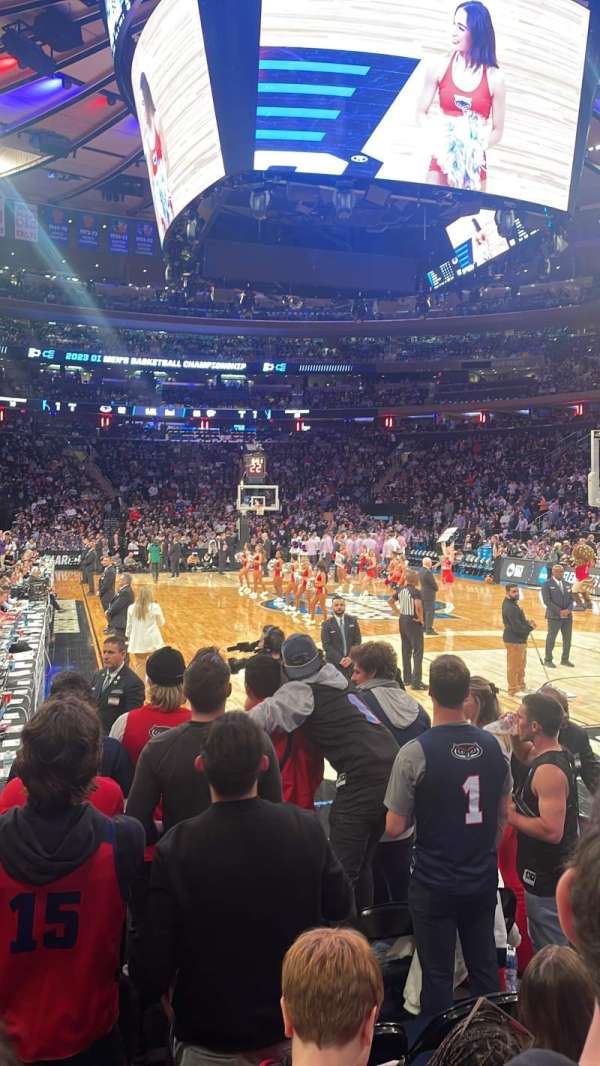 Madison Square Garden, section: 1, row: 7, seat: 5