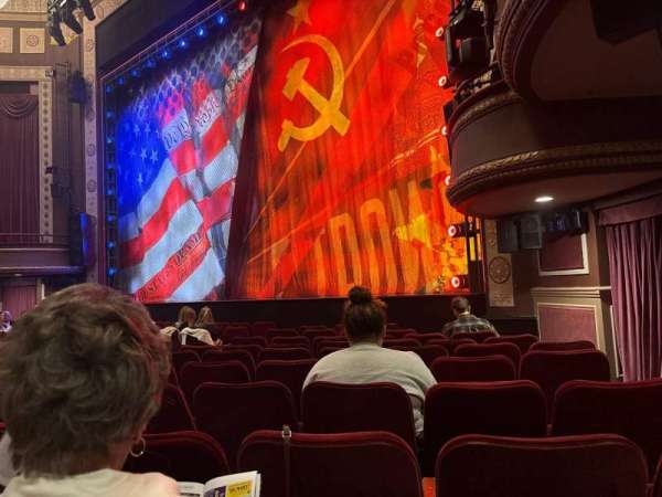 Imperial Theatre, section: Orchestra R, row: H, seat: 20