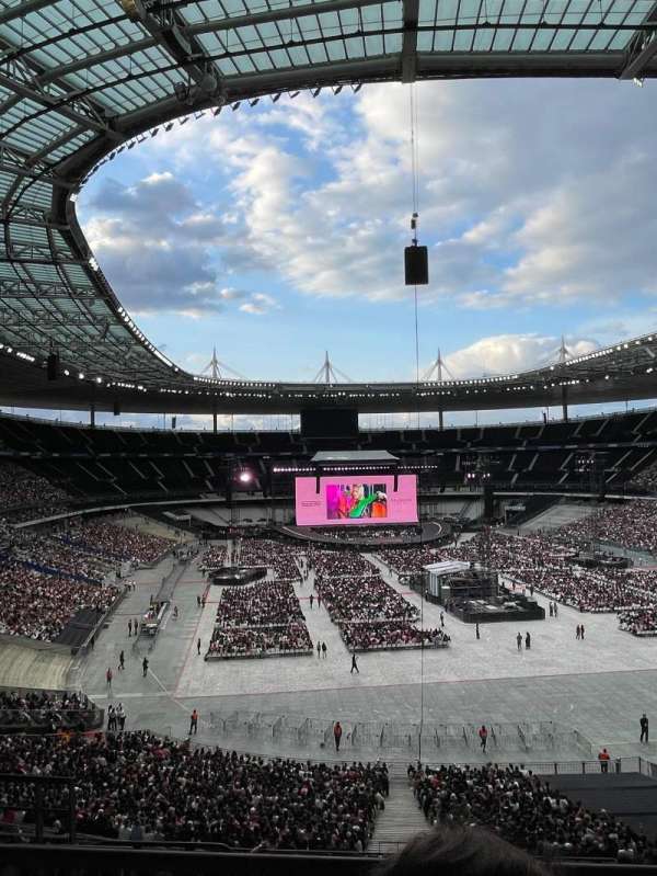 Stade de France, section: Y13, row: 50, seat: 18