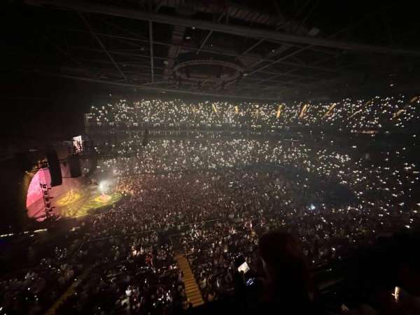 The O2, London, section: 403, row: B, seat: 499