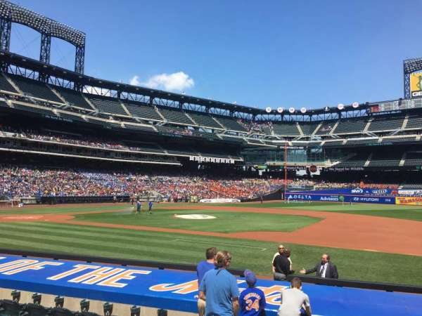Citi Field, section: 112, row: 8, seat: 2