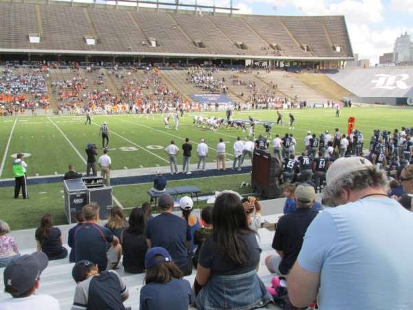 Rice Stadium, section: 106, row: 17, seat: 10