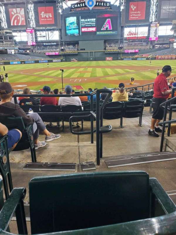 Chase Field, section: 122, row: 24, seat: 1