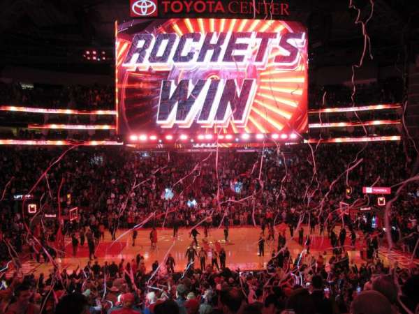 Toyota Center, section: 120, row: 20, seat: 13