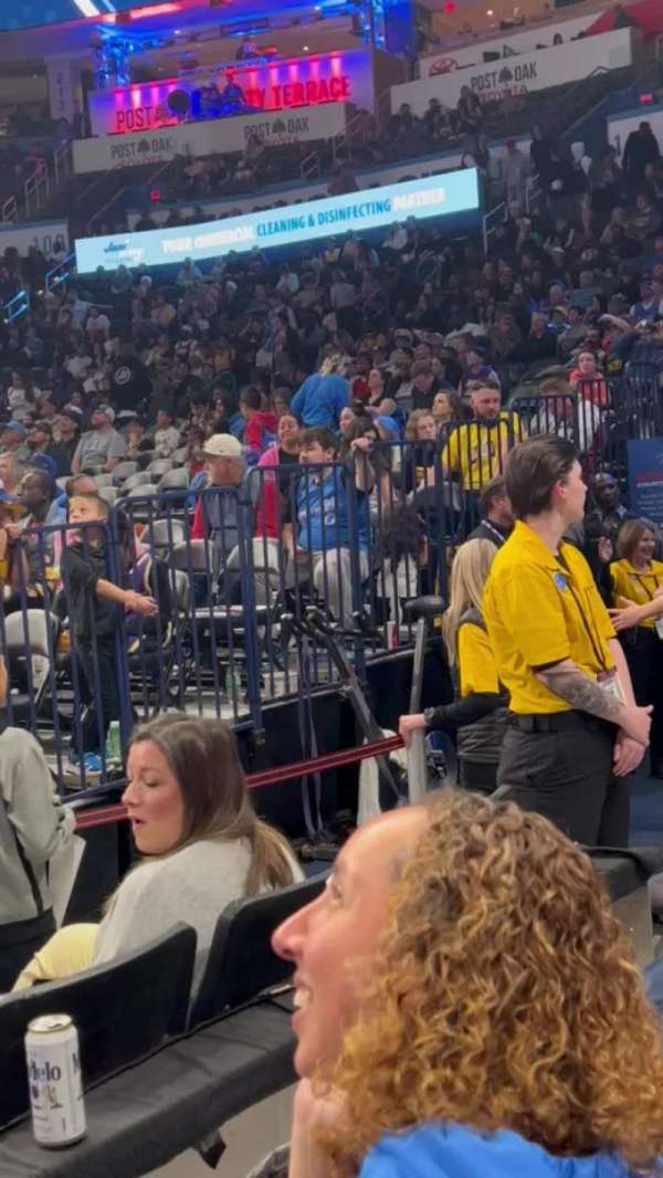Paycom Center, section: 114, row: B, seat: 6