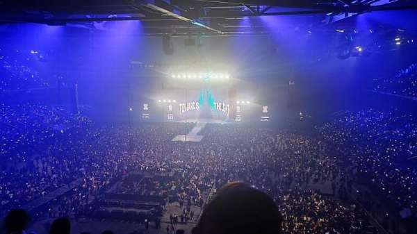 Paris La Défense Arena, section: 412, row: 53, seat: 17