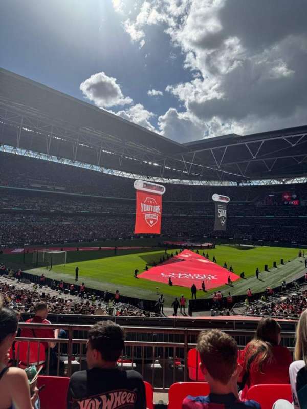Wembley Stadium, section: 107, row: 34, seat: 154