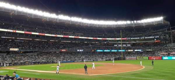 Yankee Stadium, section: 113, row: 2, seat: 12 and 13