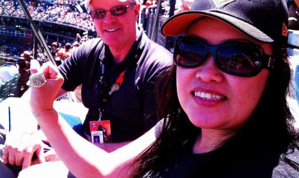 Oracle Park, section: VR326, row: 00, seat: 1