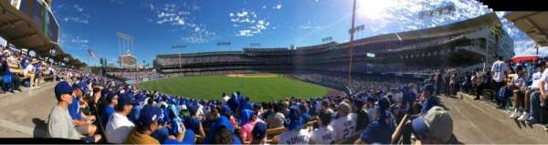 Dodger Stadium, section: 303PL, row: L, seat: 4