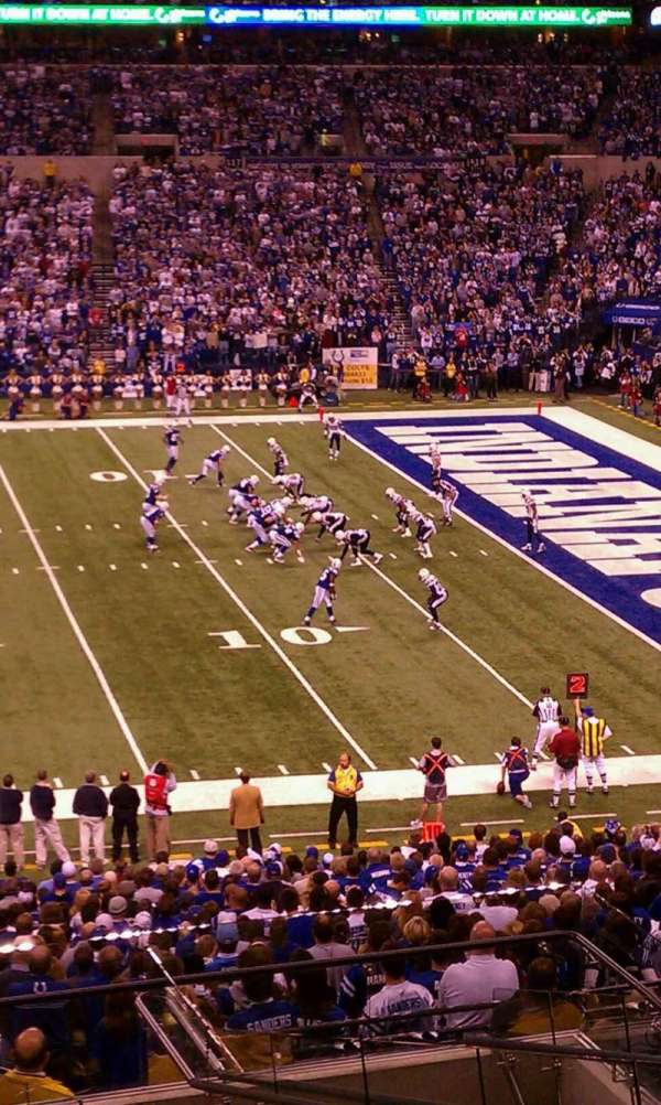 Lucas Oil Stadium, section: 238