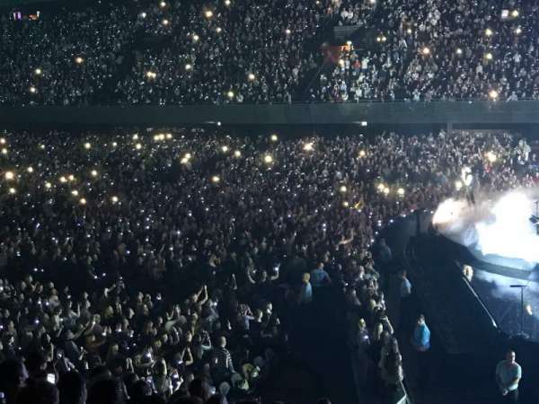Ziggo Dome, section: 102, row: 10, seat: 25