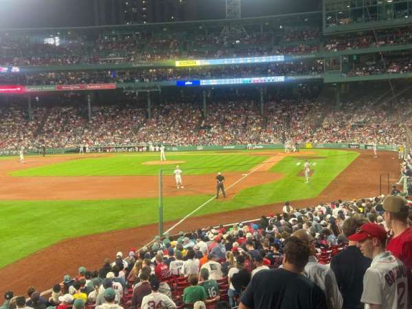Fenway Park, section: Loge Box 163, row: MM, seat: 7