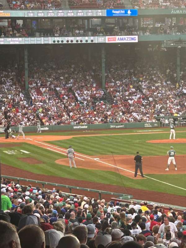 Fenway Park, section: Grandstand 21, row: 2, seat: 6