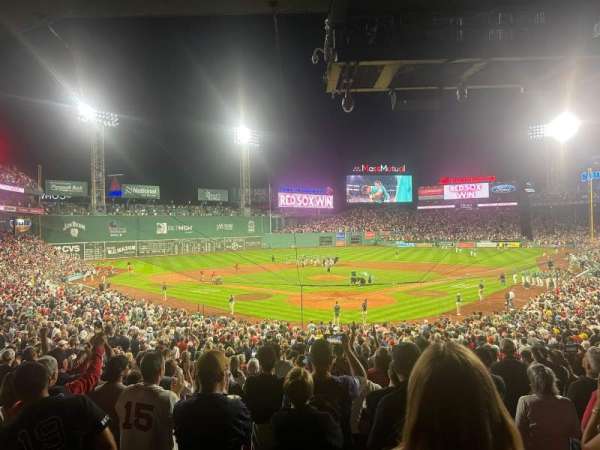 Fenway Park, section: Grandstand 21, row: 3, seat: 5
