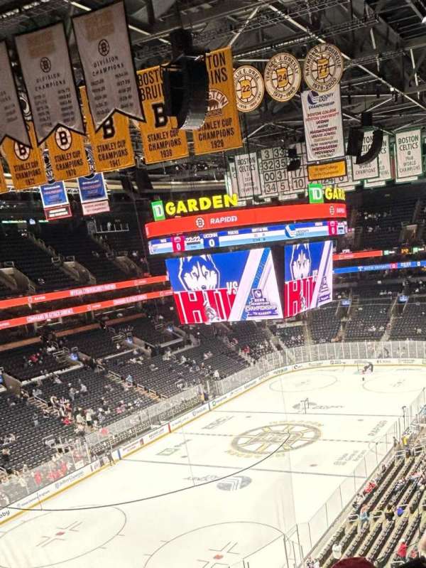 TD Garden, section: 321, row: 5, seat: 3