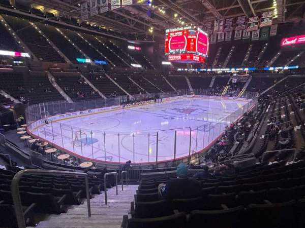 PeoplesBank Arena, section: 119, row: R, seat: 19