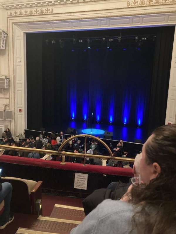 Wilbur Theatre, section: Mezzanine R, row: D, seat: 2