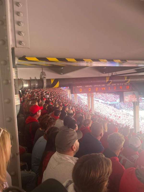 Ohio Stadium, section: 14B, row: 18, seat: 1