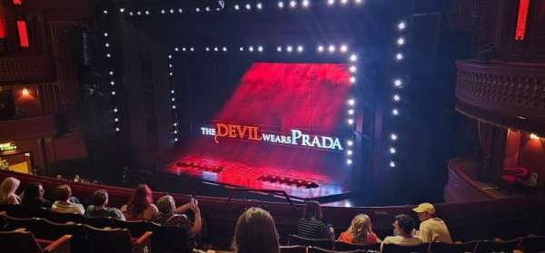 Dominion Theatre, section: Circle, row: F, seat: 9