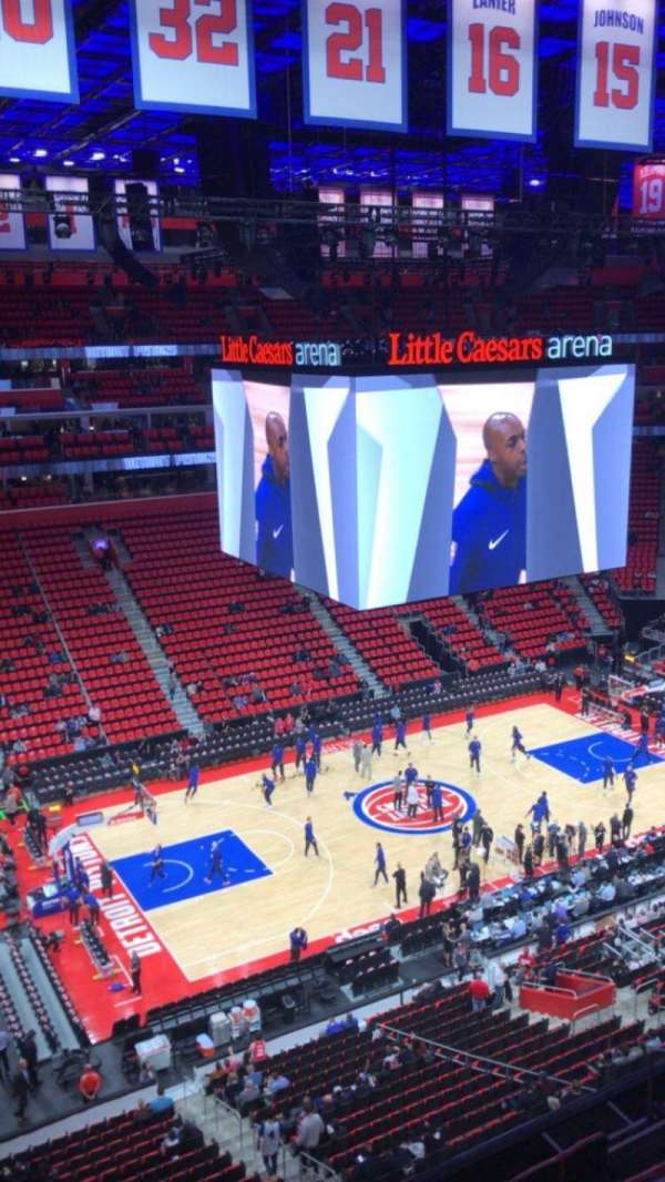 Little Caesars Arena, section: 229, row: 1, seat: 6