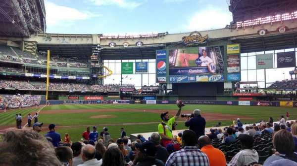 American Family Field, section: 115, row: 17, seat: 9