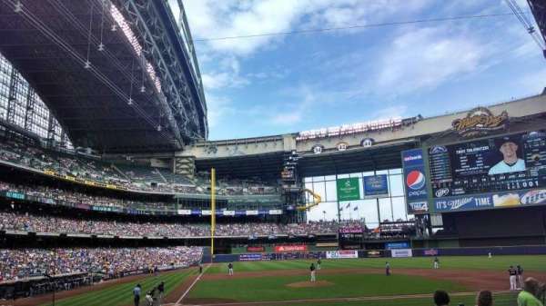American Family Field, section: 115, row: 17, seat: 9