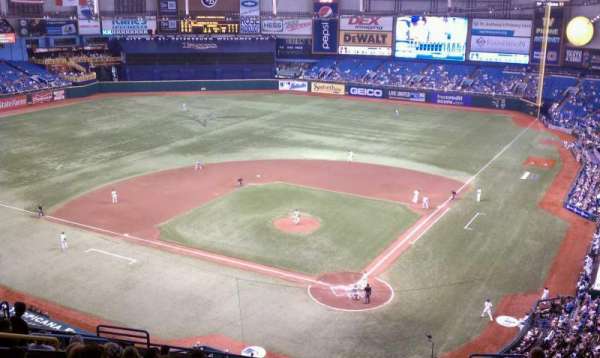 Tropicana Field, section: 303, row: H, seat: 3