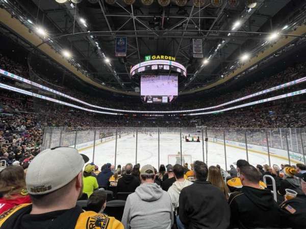 TD Garden, section: 18, row: 8, seat: 7