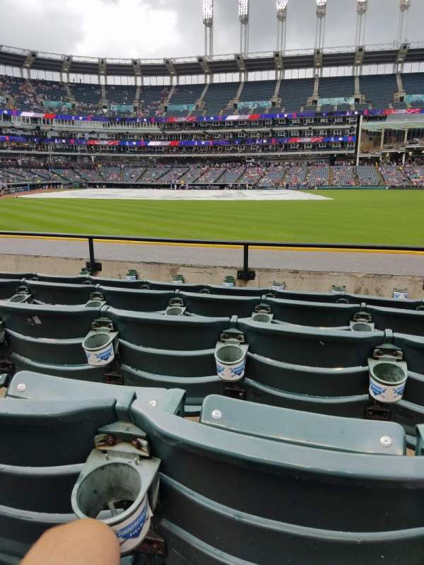 Progressive Field, section: 109, row: E, seat: 19