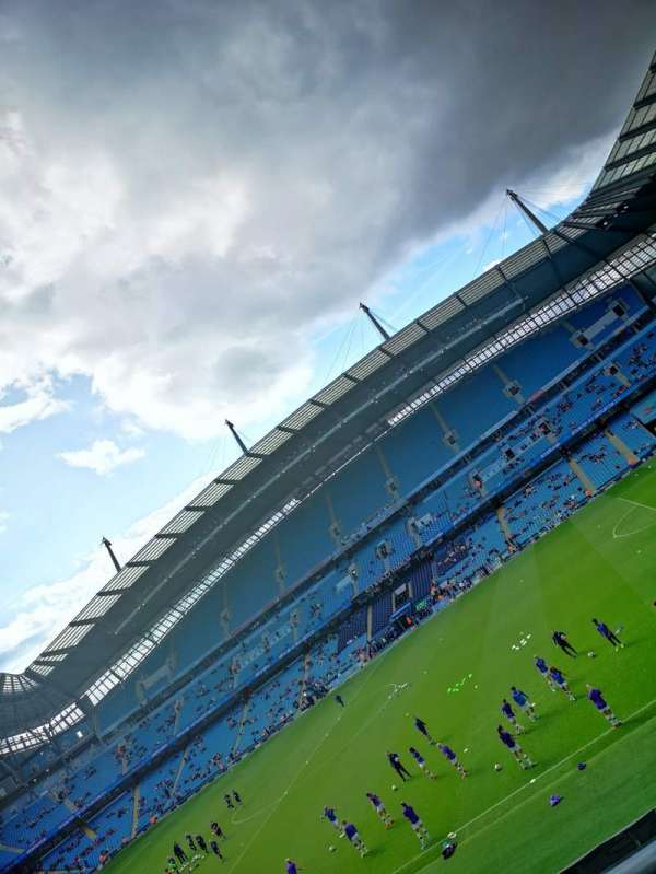 Etihad Stadium, Manchester, section: 004, row: 2, seat: 69