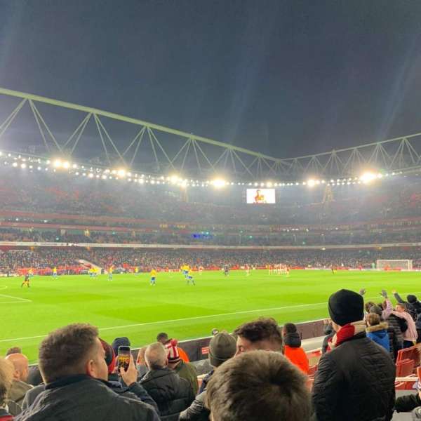Emirates Stadium, section: 20, row: 9, seat: 597