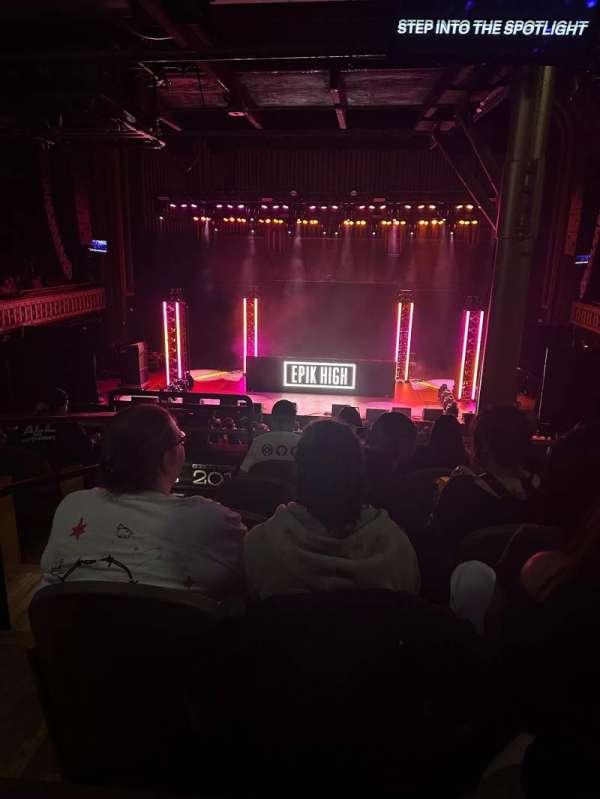 The Tabernacle, section: 201, row: F, seat: 10