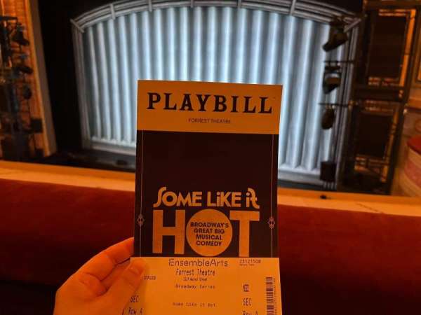 Forrest Theatre, section: Front Mezzanine R, row: A, seat: 2, 4, 6, 8