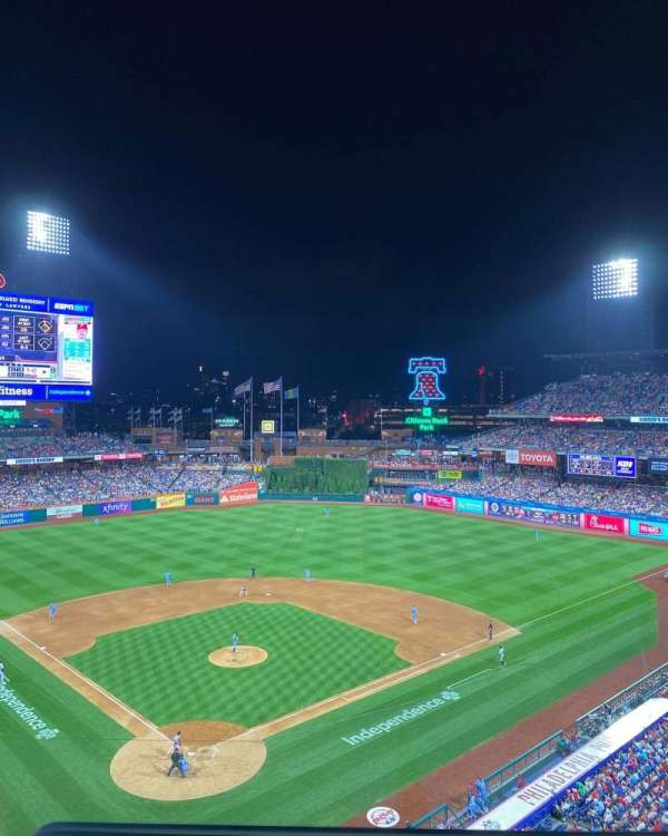 Citizens Bank Park, section: 320, row: 1, seat: 3