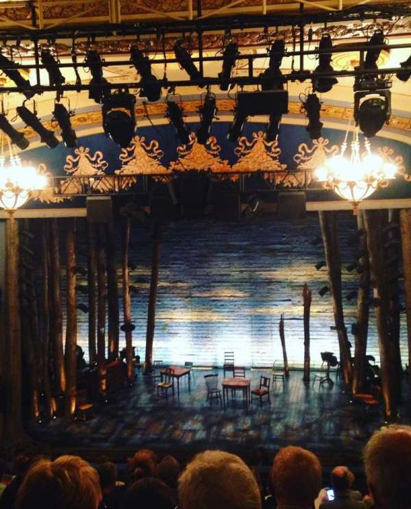 Gerald Schoenfeld theatre, section: Mezzanine C, row: K, seat: 110