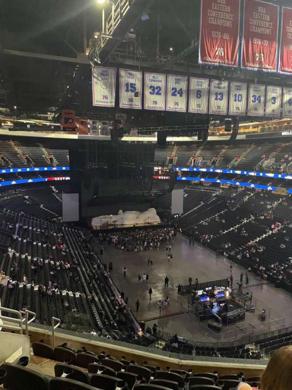 Xfinity Mobile Arena, section: 205A, row: 8, seat: 7