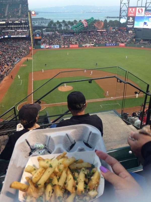 Oracle Park, section: VR311, row: 3, seat: 2