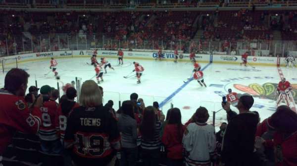 United Center, section: 101, row: 13, seat: 1