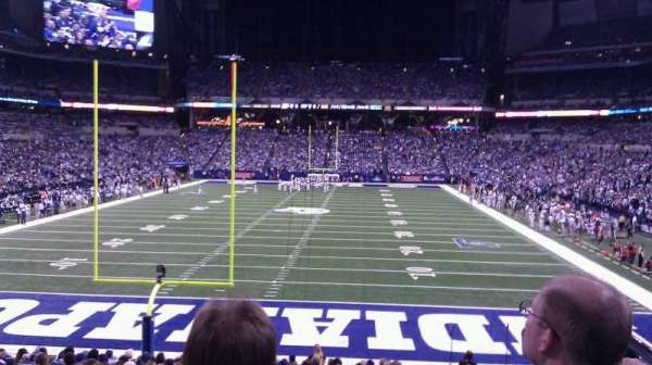 Lucas Oil Stadium, section: 126