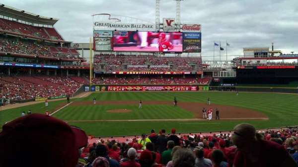 Great American Ball Park, section: 128, row: JJ, seat: 5