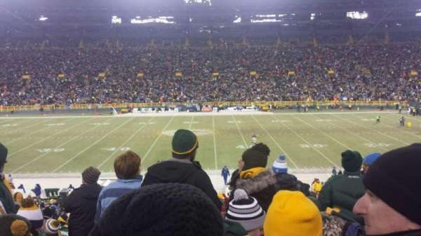 Lambeau Field, section: 120, row: 38, seat: 22