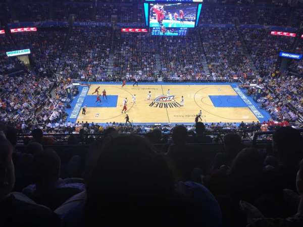 Paycom Center, section: 324, row: H, seat: 11
