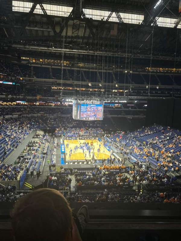 Lucas Oil Stadium, section: 317, row: 2, seat: 21