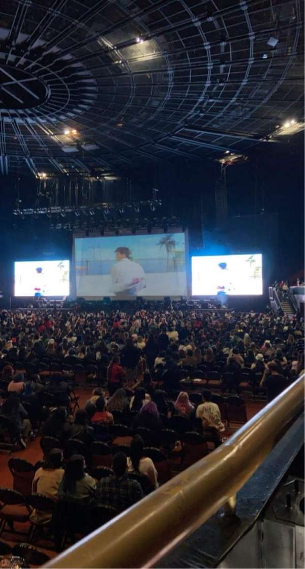 Kia Forum, section: 106, row: 1, seat: 3