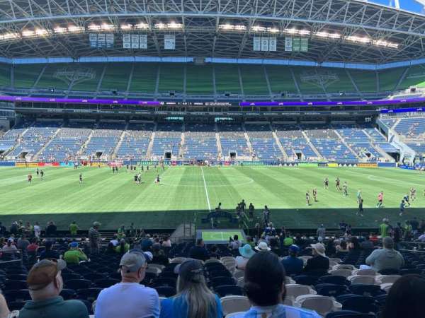 Lumen Field, section: 109, row: W, seat: 16