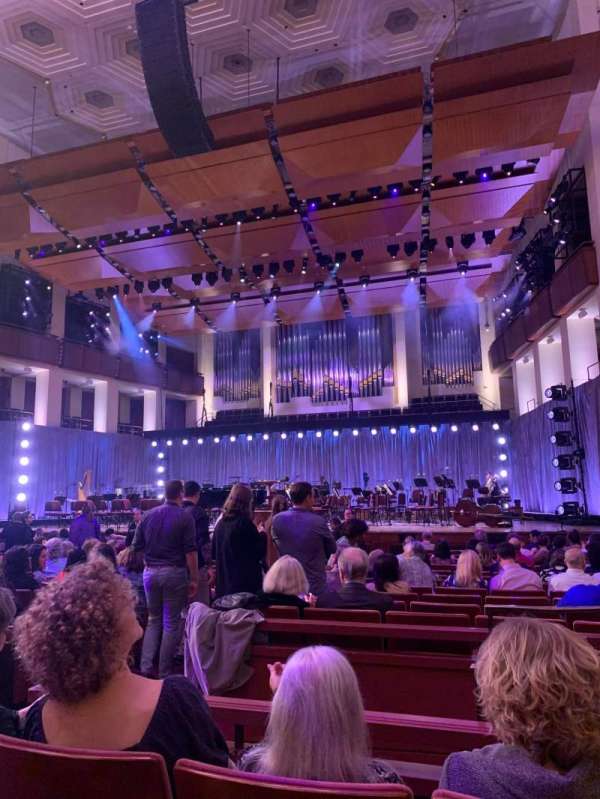 The Kennedy Center Concert Hall, section: Orchestra Prime R, row: P, seat: 10