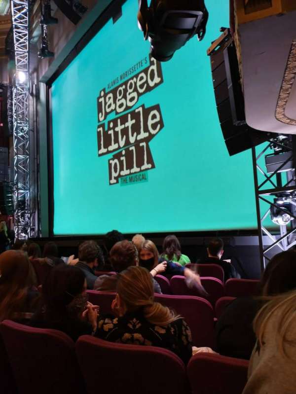 Broadhurst Theatre, section: Orchestra R, row: F, seat: 18