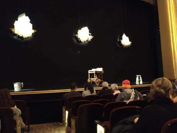 St. James Theatre, section: Orchestra L, row: F, seat: 1
