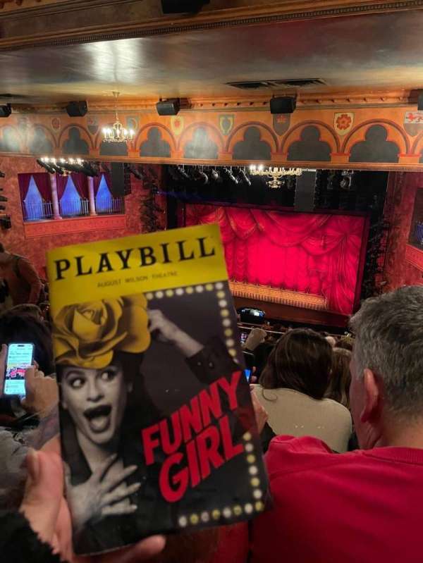 August Wilson Theatre, section: Mezzanine R, row: P, seat: 19